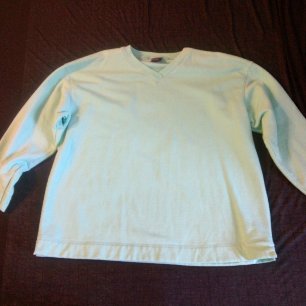 Teal nicr garland sport brand sweater